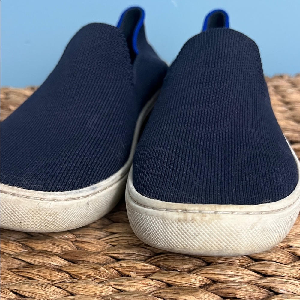 Rothy’s Kids Navy Slip-On Sneakers Rubber sole sz 3 - Picture 2 of 16